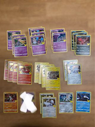 Pack Cartas Pokémon 25 Aniversario