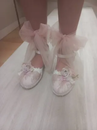 Vestido de comunión niña blanco de Anibal Laguna