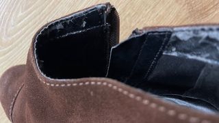 Botines Diesel ante cuña marrón, 38