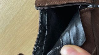 Botines Diesel ante cuña marrón, 38