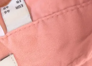 Falda midi lino mujer talla 46