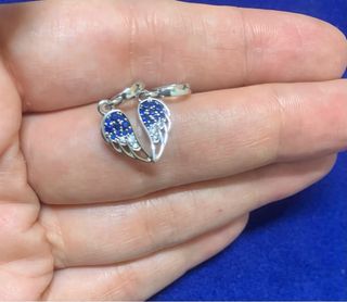 Charm dije Alas Ángel Plata Pulsera Pandora collar