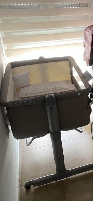 Minicuna colecho gris