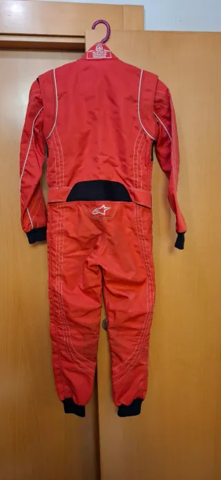 Mono Kart Niño Alpinestars Rojo