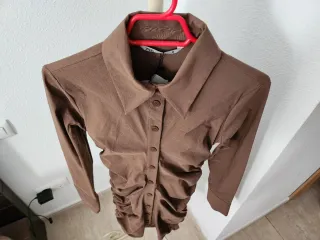 Vestido Zara Marrón Talla S