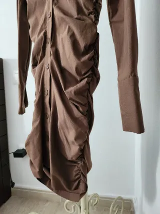 Vestido Zara Marrón Talla S