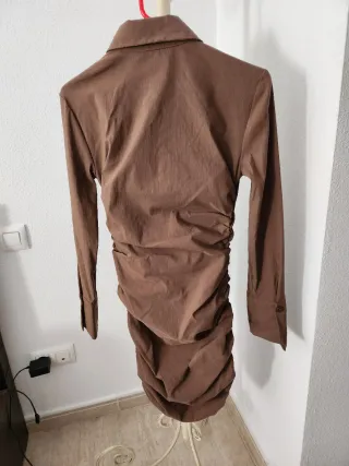 Vestido Zara Marrón Talla S
