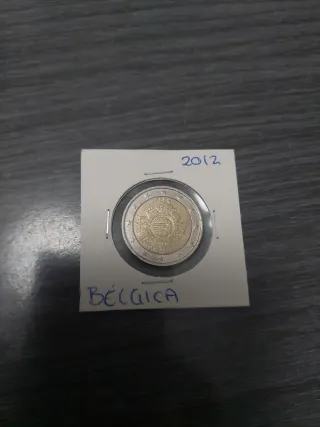 Moneda 2 Euros Bélgica 2012
