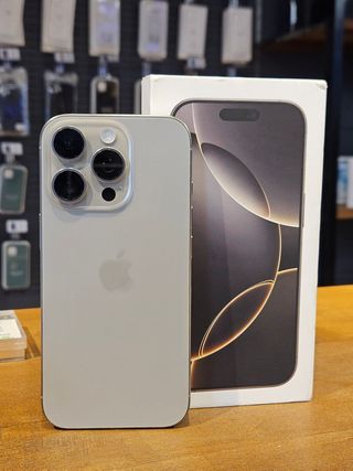 IPHONE 16 PRO 128GB TITANIUM 94% BATERIA..
