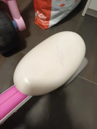 Bicicleta de aprendizaje rosa