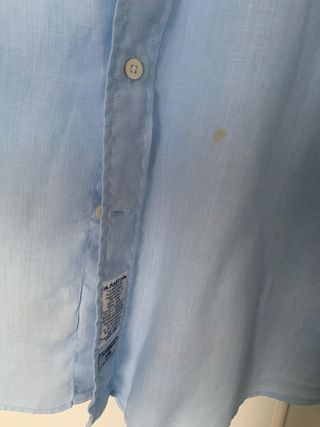 Camisa La Martina 3XL Azul Oxford Bordados Polo