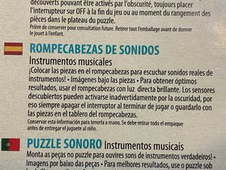 Puzzle Sonidos Instrumentos Melissa & Doug