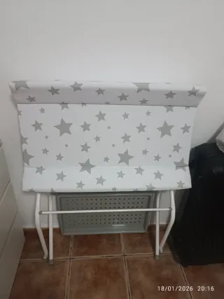 Bañera cambiador bebé Plastimyr estrellas