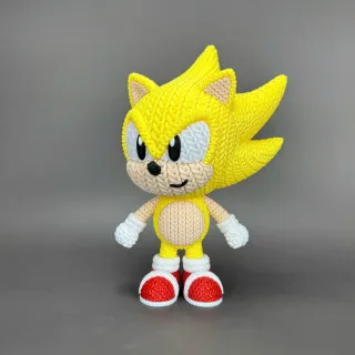 Figura 3D Super Sonic