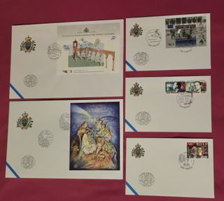 Buste San Marino Primo Giorno 2011