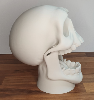 Teschio 20cm Supporto Cuffie e Controller Console