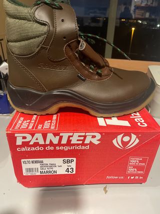 Bota seguridad PANTER Talla 43 Marrón