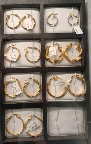 Pendientes Versace Oro 18k