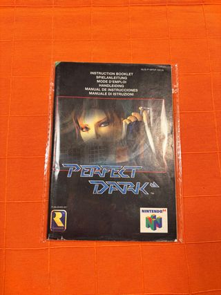 Manual Perfect Dark Nintendo 64