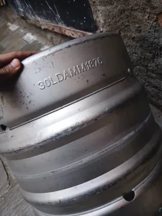 Barril de Cerveza Metálico