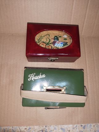 Hucha y Cajita joyero Vintage.