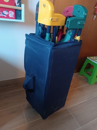 Cuna de viaje plegable