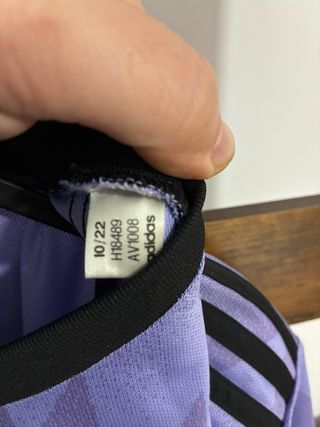 Camiseta Real Madrid Adidas XL Morada