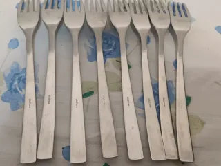 8 Forchette Albert Acciaio Inox 18/10