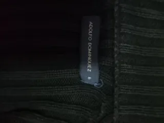 Chaqueta Adolfo Domínguez Negra Talla L