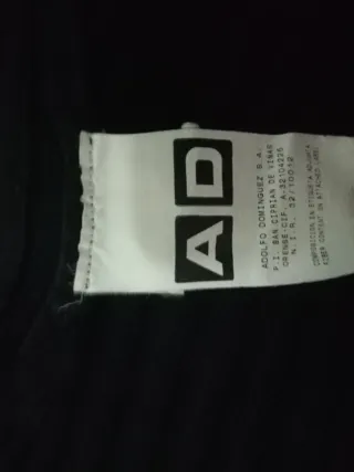 Chaqueta Adolfo Domínguez Negra Talla L