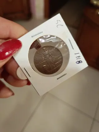 Moneta 5 Centesimi 1918