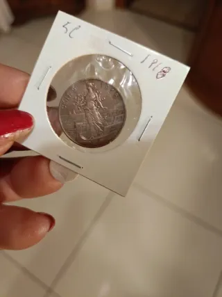 Moneta 5 Centesimi 1918