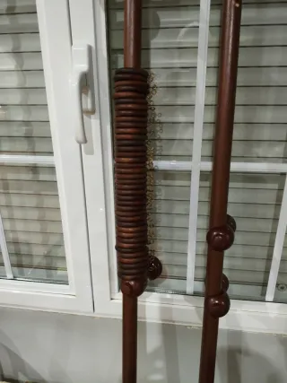 Barras de madera decorativas