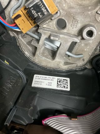 Volante con levas DSG Cupra y Seat