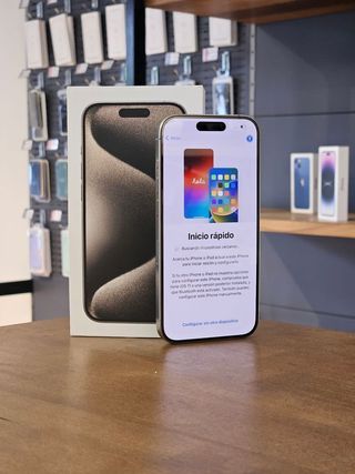 IPHONE 15 PRO 128GB TITANIO BATE. 100%