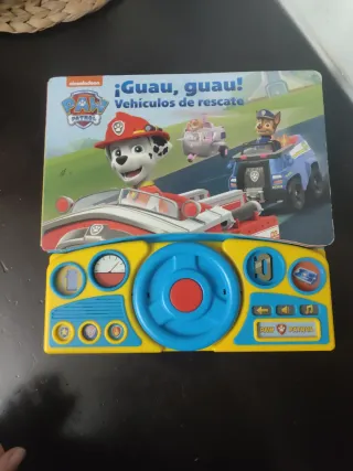 GUAU GUAU VEHICULOS DE RESCATE. LIBRO CON VOLAN...