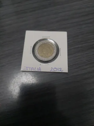 Moneda 2 Euros Italia 2012