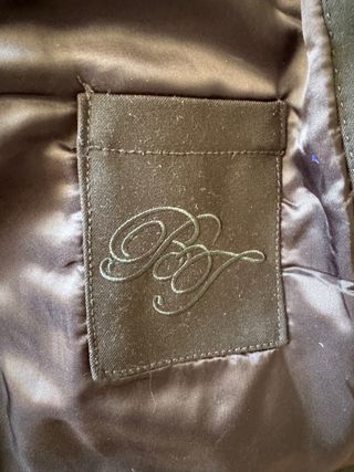 Abrigo Zara Negro con Cuello Peludo