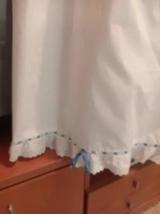 Enagua de fallera blanco