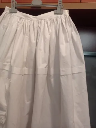Enagua de fallera blanco