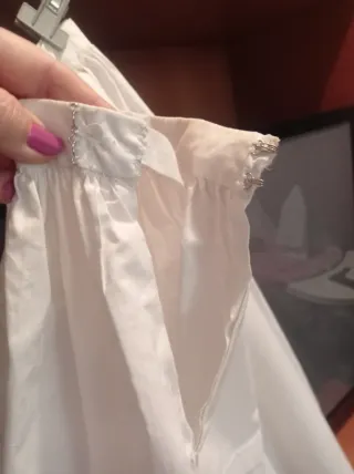 Enagua de fallera blanco