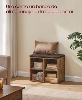 Zapatero Banco y sillin gris