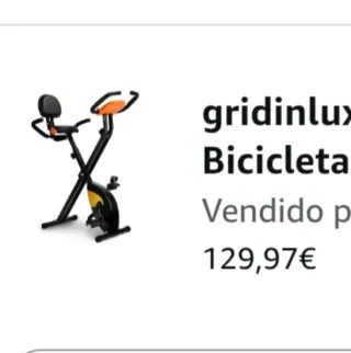 Bicicleta Estática Plegable Casi Nueva