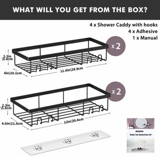Estante de Almacenamiento 4 Piezas