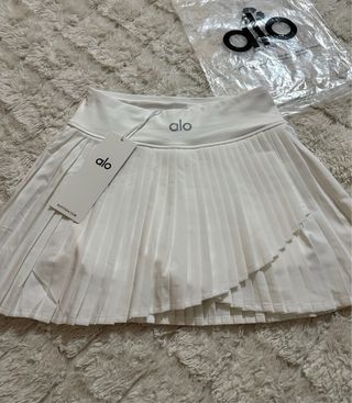 Alo Yoga Set Tennis Bianco Taglia S/M