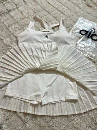 Alo Yoga Set Tennis Bianco Taglia S/M