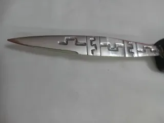 Abrecartas Plata y Ónix