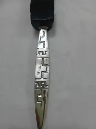 Abrecartas Plata y Ónix