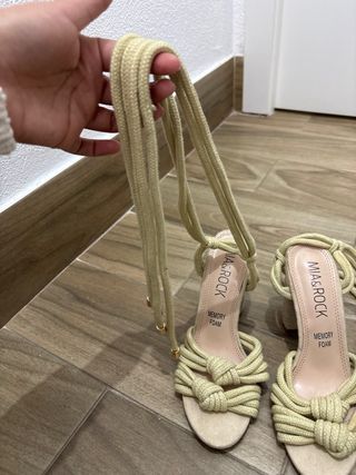 Tacones de plataforma y cuña