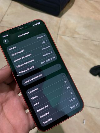 iPhone 12 Rojo 128GB